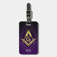 Grand Lodge Masonic Luggage Tags | Freemason