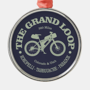 Grand Loop (MTB) Metal Tree Decoration