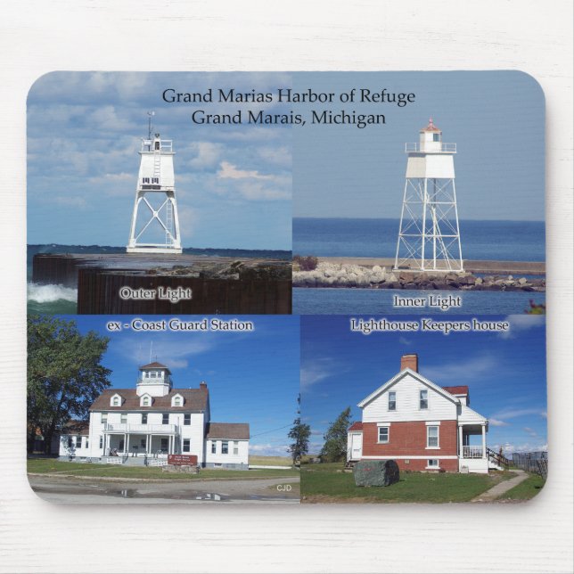 Grand Marais Harbour of Refuge mousepad (Front)