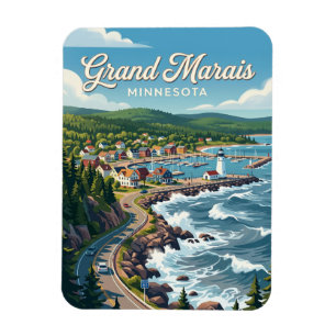Grand Marais USA Magnet