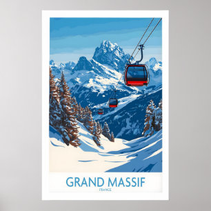 Grand Massif Ski Poster 1