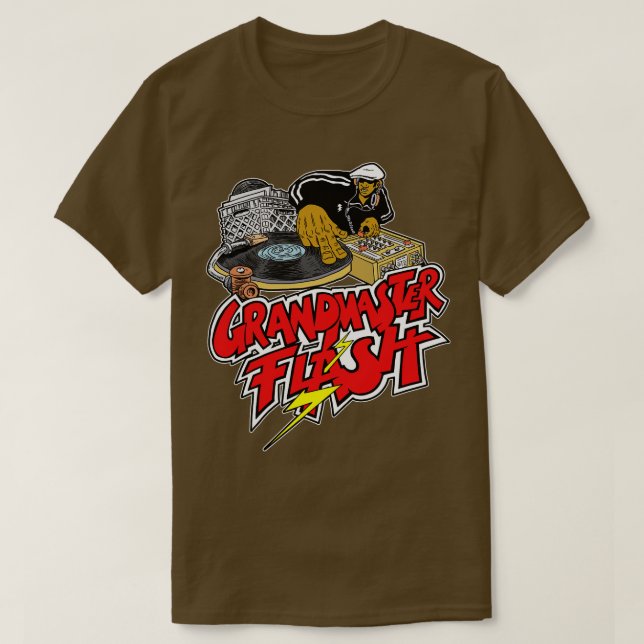 Grand Master Flash T-Shirt (Design Front)
