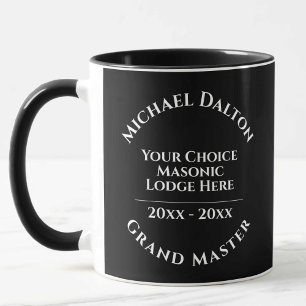 Grand Master Masonic Mug