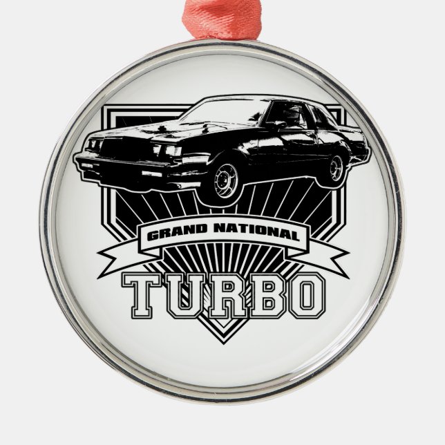 Grand National Metal Tree Decoration (Front)