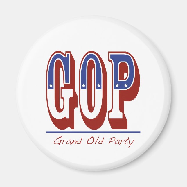 Grand Old Party Magnet (Front)