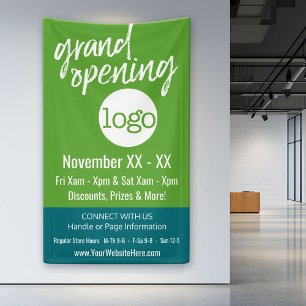 Grand Opening Advertisement - Add Logo and Details Banner