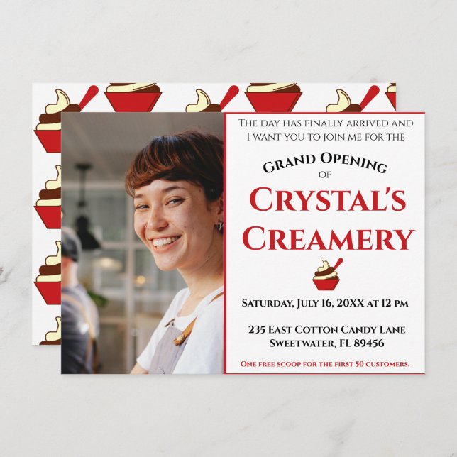 Grand Opening Announcement (Front/Back)