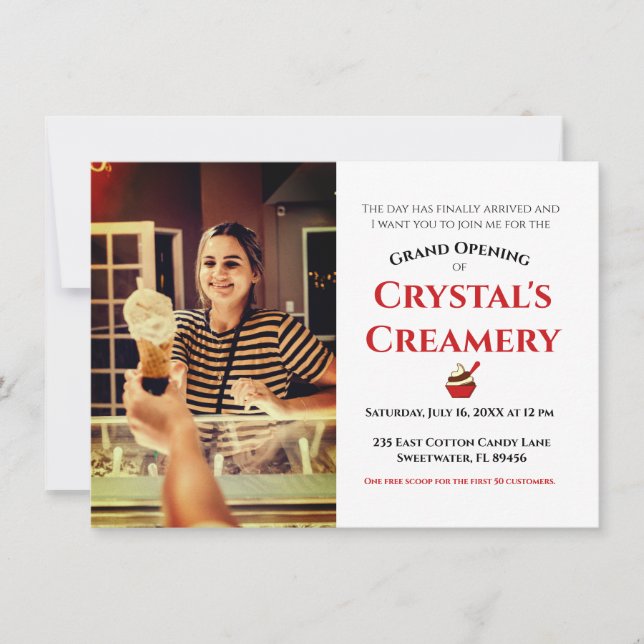 Grand Opening Announcement (Front)