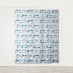 Grand Opening Backdrop Step Repeat Custom Event Tapestry