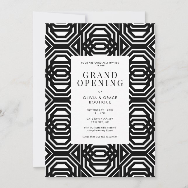 Grand Opening Business Invitation (Front)