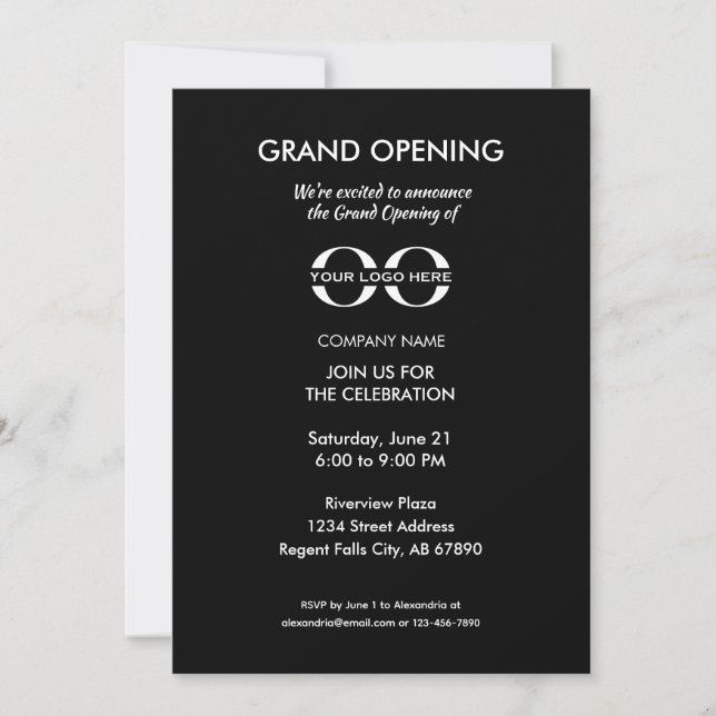 Grand Opening Celebration Invitation (Front)