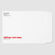 Grand Opening Date Business Name Return Address