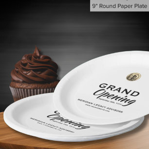 Grand Opening Event Paper Plates
