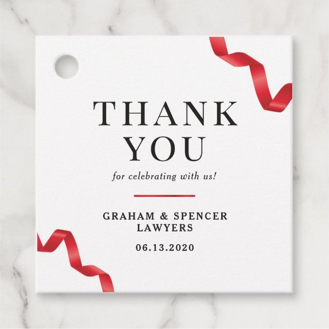 Grand Opening Favour Tag (Front)