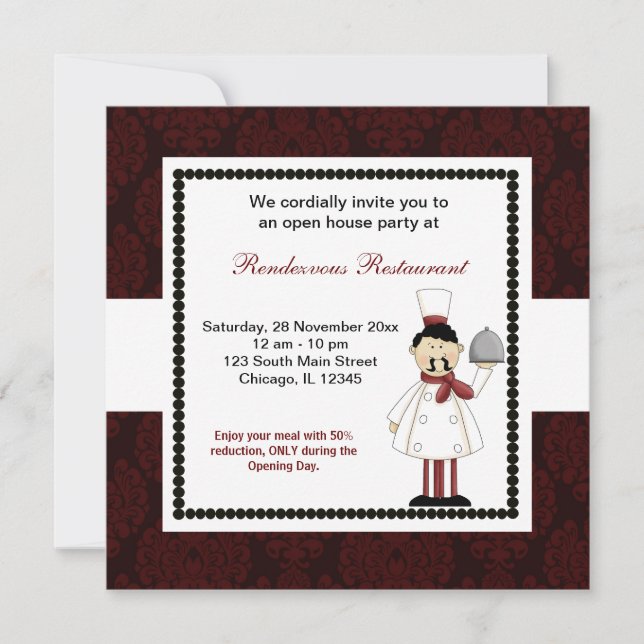 Grand Opening Invitation (Front)