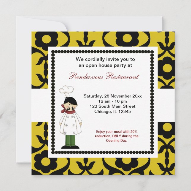 Grand Opening Invitation (Front)