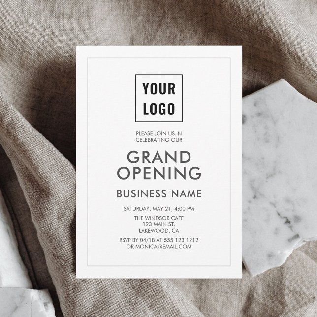 Grand Opening Logo Professional Invitation (Creator Uploaded)