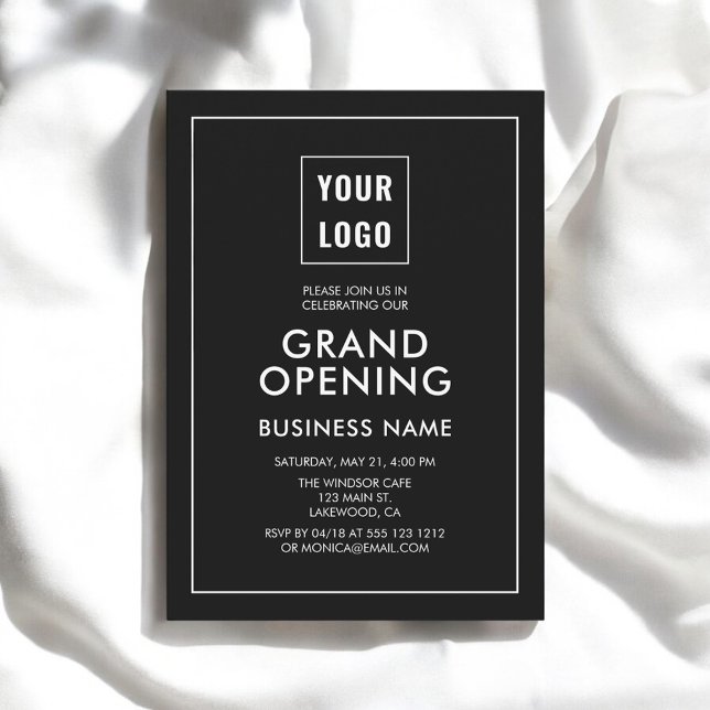 Grand Opening Logo Professional Invitation (Creator Uploaded)