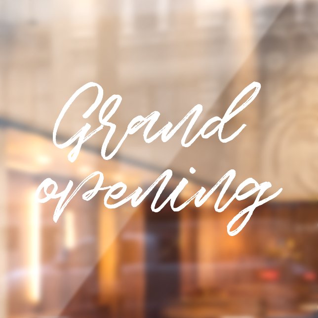 Grand opening Modern typography storefront (Sheet 2)