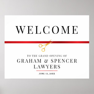 Grand Opening Welcome Sign