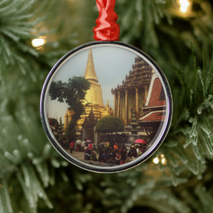 Grand Palace, Bangkok, Thailand Metal Tree Decoration