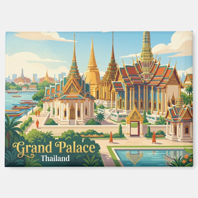 Grand Palace Thailand Magnet (Front)