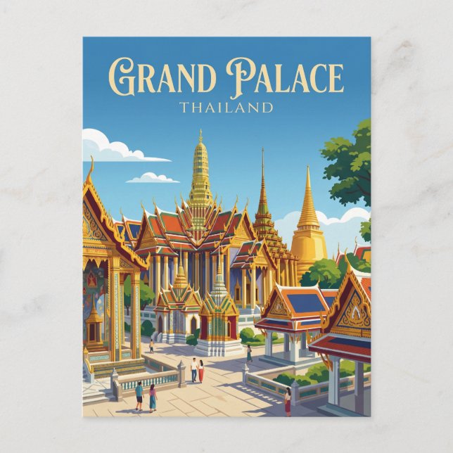 Grand Palace Thailand Postcard (Front)
