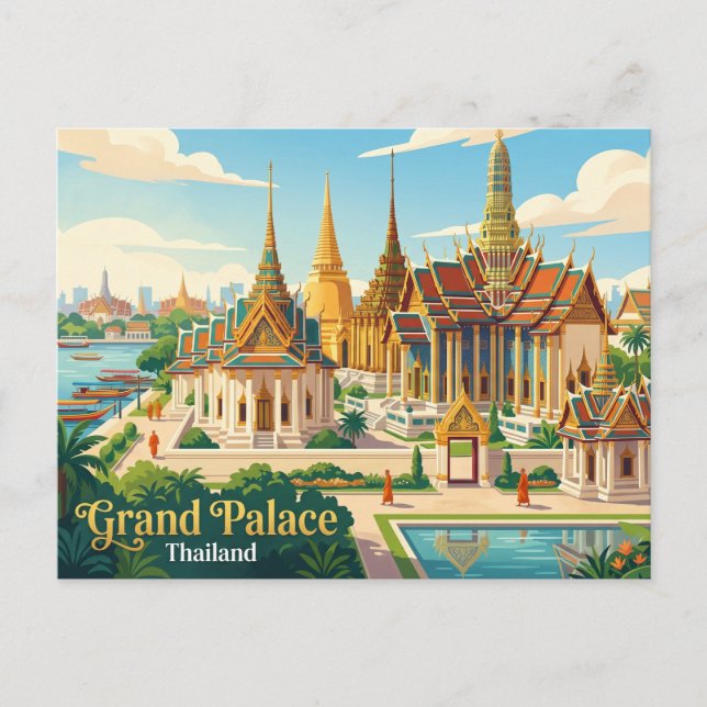 Grand Palace Thailand Postcard (Front)
