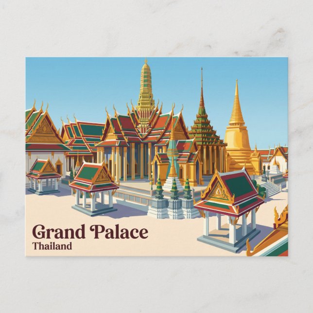 Grand Palace Thailand Postcard (Front)