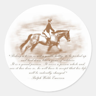 Grand Passion Classic Round Sticker