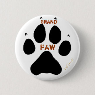Grand Paw 6 Cm Round Badge