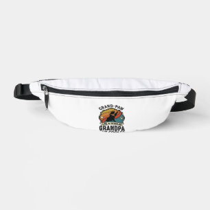 Grand Paw Grandpa Dog Retro Sunset Bandana_1 Bum Bags