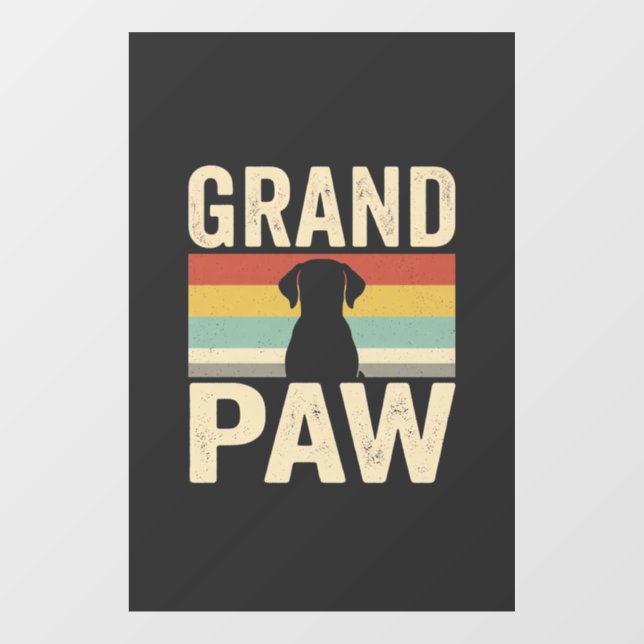 Grand Paw Vintage Dog Retro (Sheet)