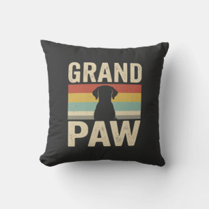 Grand Paw Vintage Dog Retro Cushion