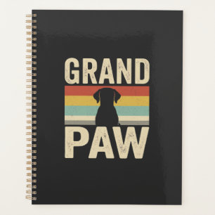 Grand Paw Vintage Dog Retro Planner