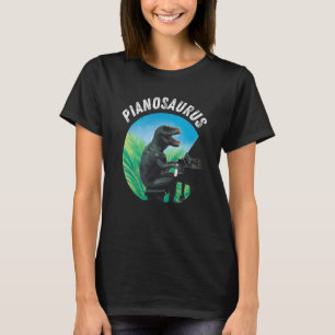 Grand Piano Kids Pianist Dinosaur Music Piano  3 T-Shirt