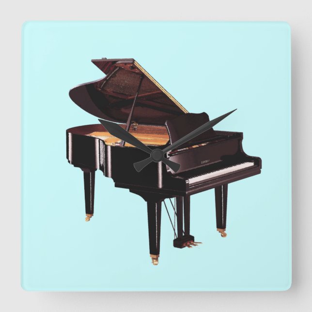 Grand Piano Music Lover's Wall Clock (Front)