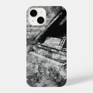 Grand Piano Music Musician Graphic Art iPhone 14 Case