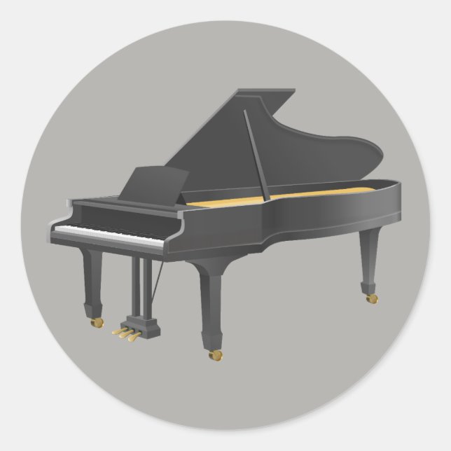 Grand Piano Stickers (Front)