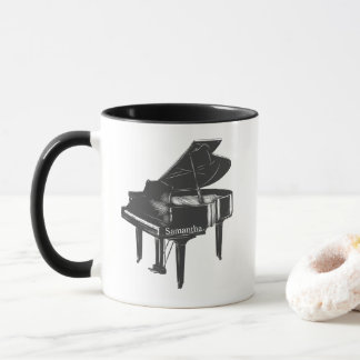 Grand Piano With name Pianist Piano Teacher   Mug