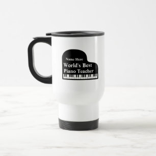 Grand Piano World's Best Piano Teacher  Travel Mug