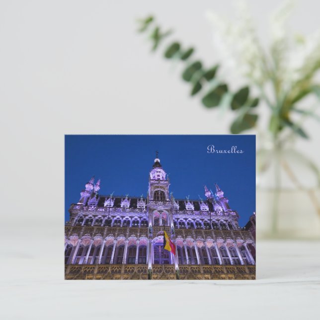Grand Place in Brussels Holiday Postcard (Standing Front)