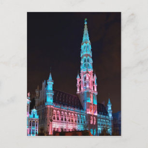 Grand Place in Brussels Postcard