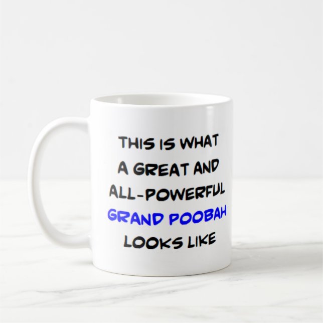 grand poobah, powerful coffee mug (Left)