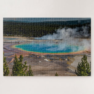 Grand Prismatic Spring Yellowstone National Park Jigsaw Puzzle