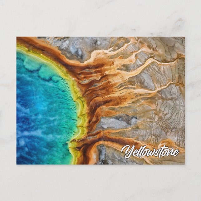 Grand Prismatic Spring, Yellowstone National Park Postcard (Front)