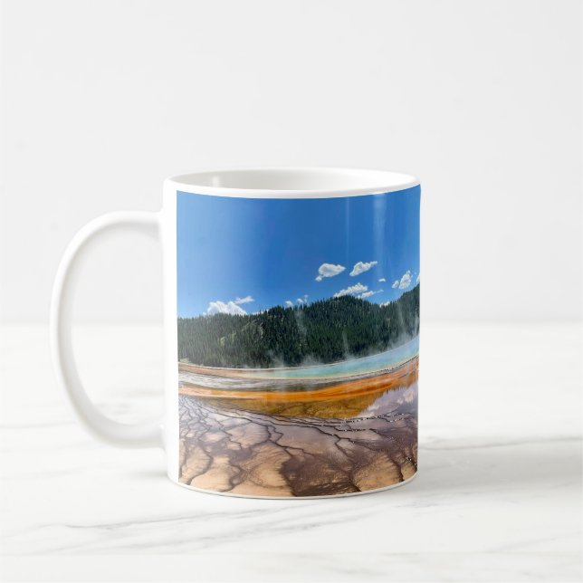 Grand Prismatic Spring, Yellowstone Nature Mug (Left)
