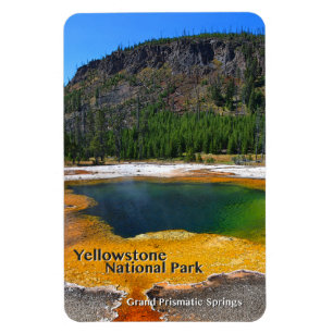 Grand Prismatic Springs ~ Yellowstone, Wyoming Magnet
