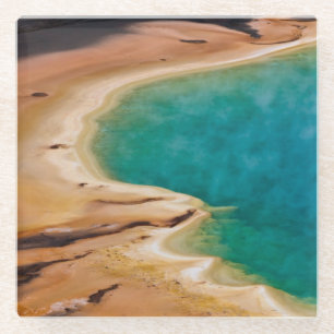 Grand Prismatic Symphony Glass Coaster