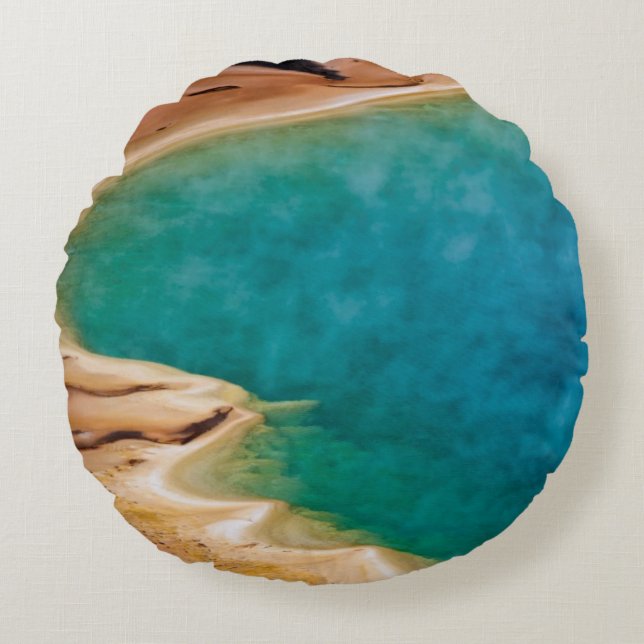Grand Prismatic Symphony Round Cushion (Front)